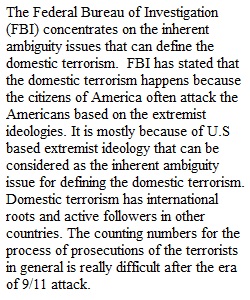 Defining Terrorism